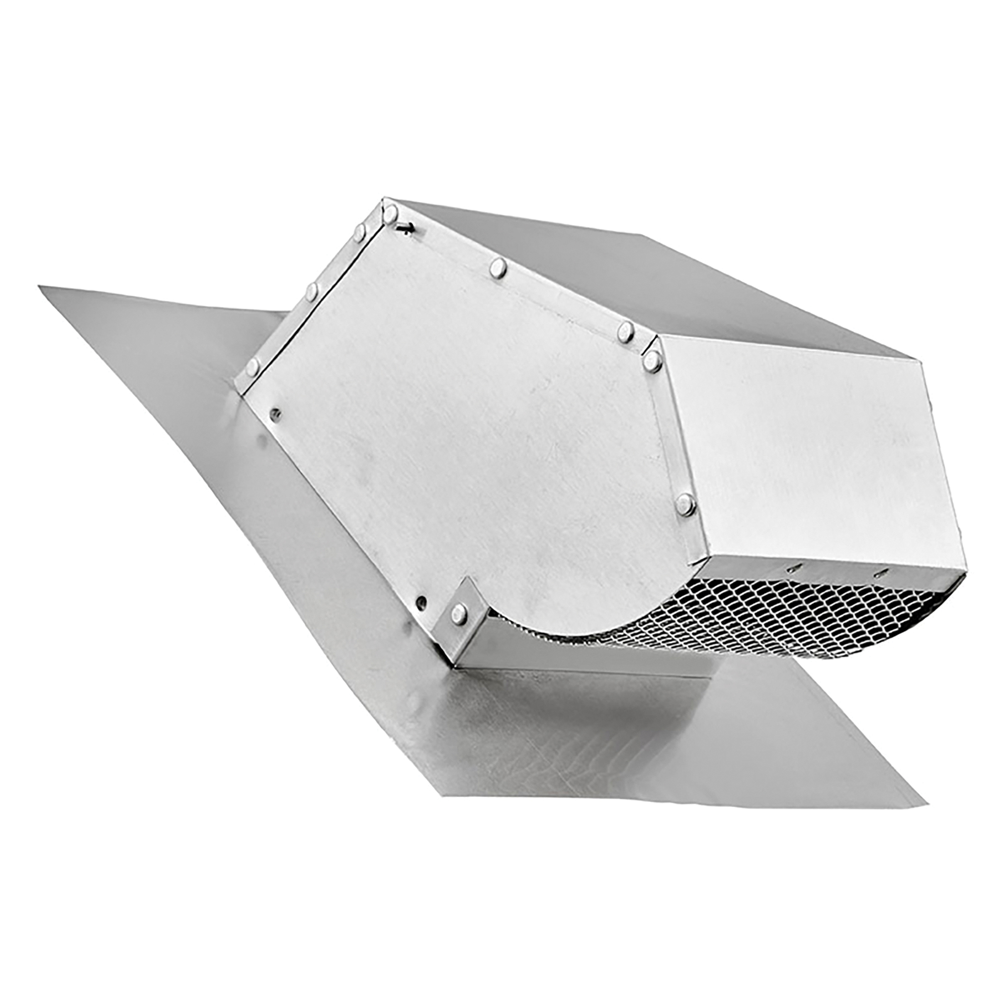 Lambro 4in. Aluminum Exhaust Roof Vent Cap — Screen, Damper, Collar, Model# 109R